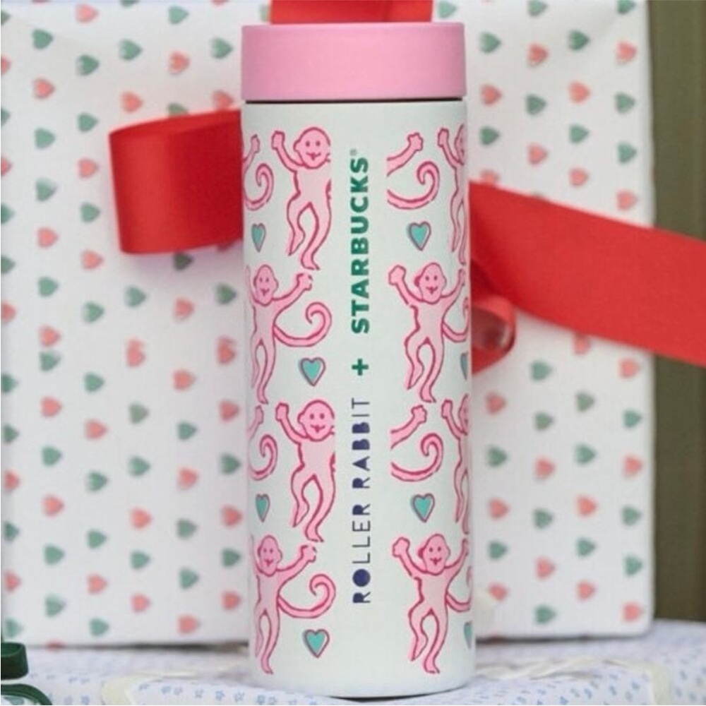 NWT Starbucks x Roller Rabbit 16 oz Tumbler